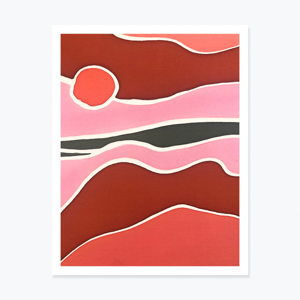 Desert Sunset, Limited Edition Art Print, 2020